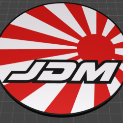 Japanese Domestic Market coaster with Holder
