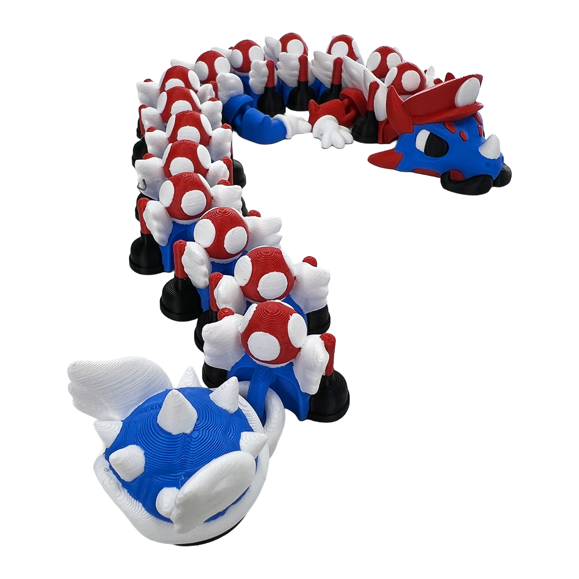 Plumber Articulated Dragon (Mario)