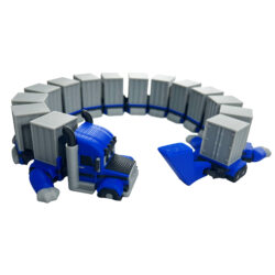 Articulated Semi Truck