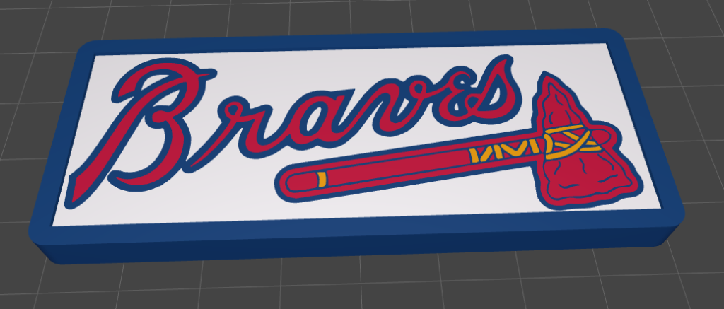 Atlanta Braves Keychain & logo