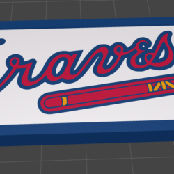 Atlanta Braves Keychain & logo