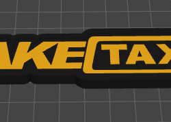 Fake Taxi Keychain & Logo