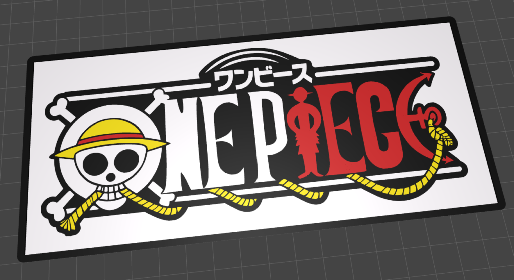 One Piece Keychain & Logo