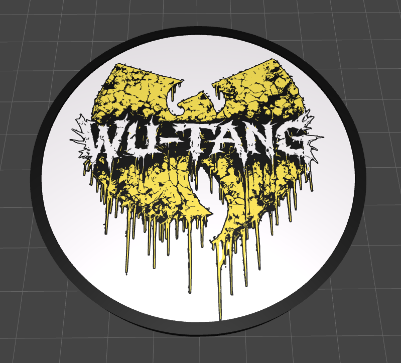 Wu-Tang Coaster with Holder
